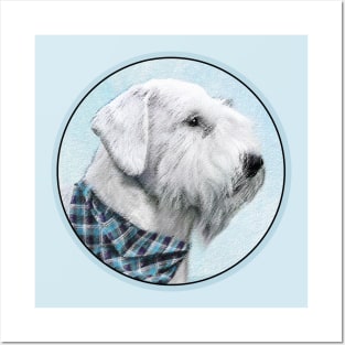 Sealyham Terrier Painting - Cute Original Dog Art Posters and Art